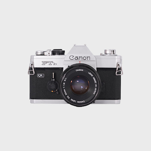 Canon FTb QL Reflex 35mm argentique avec 50mm f1.8 objectif