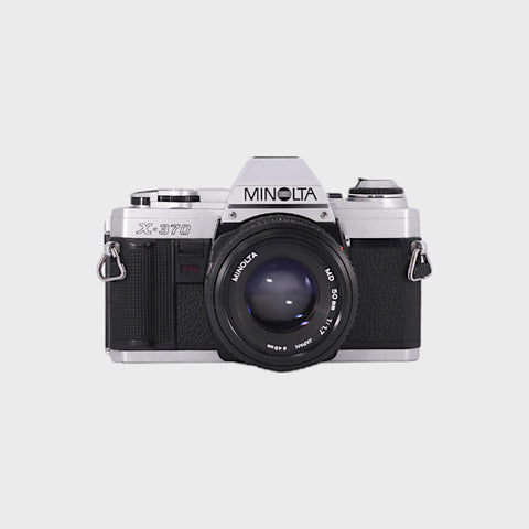 Minolta X-370 35mm SLR Film Camera with 50mm and f1.7 Lens
