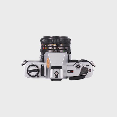Minolta X-370 35mm SLR Film Camera with 50mm and f1.7 Lens