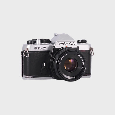 Yashica FX-7 35mm SLR film camera with 50mm f2 lens
