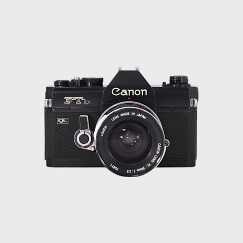 Canon FTb QL Reflex 35mm argentique avec objectif 35mm f2.5