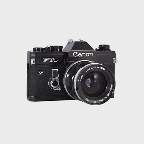 Canon FTb QL Reflex 35mm argentique avec objectif 35mm f2.5