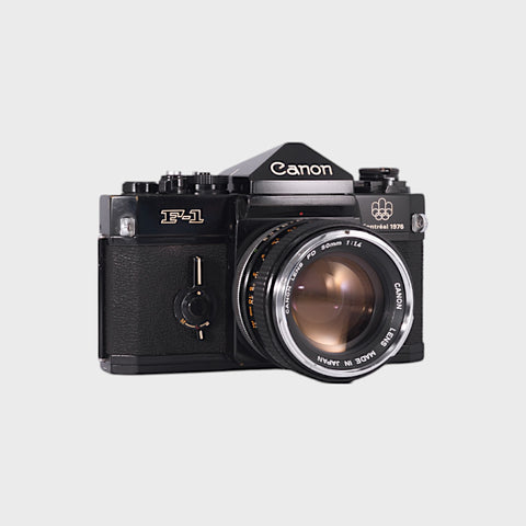 Canon F-1 35mm SLR film camera with Canon 50mm f1.4 lens