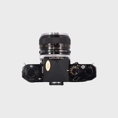 Canon F-1 35mm SLR film camera with Canon 50mm f1.4 lens
