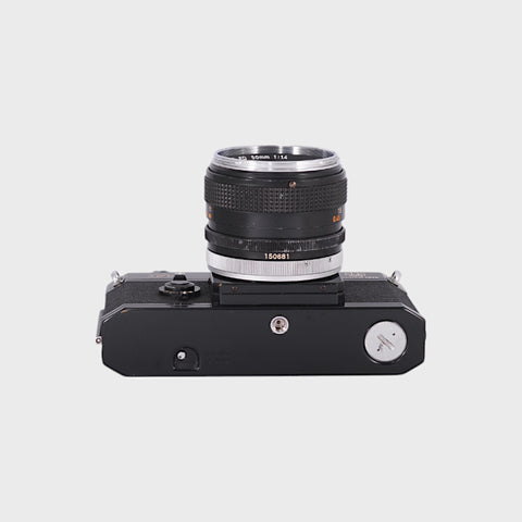 Canon F-1 35mm SLR film camera with Canon 50mm f1.4 lens