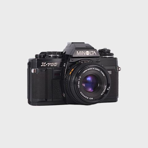 Minolta X-700 35mm SLR Film Camera with 45mm f2 Lens