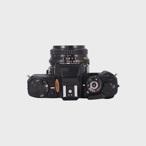 Minolta X-700 35mm SLR Film Camera with 45mm f2 Lens