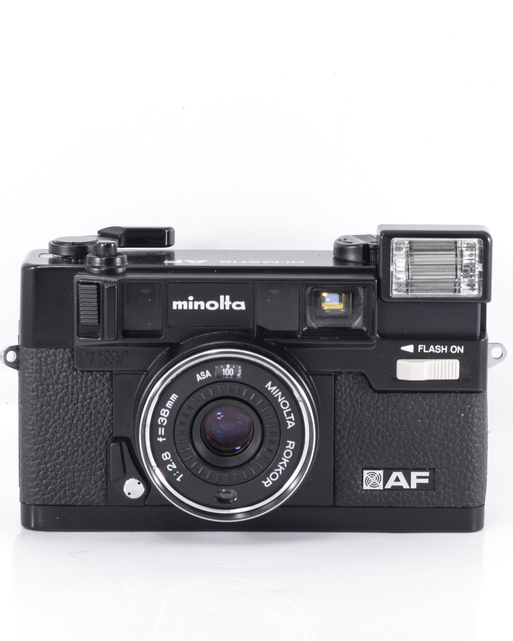 Minolta Hi-Matic AF 35mm point & shoot film camera with 38mm f2.8 lens