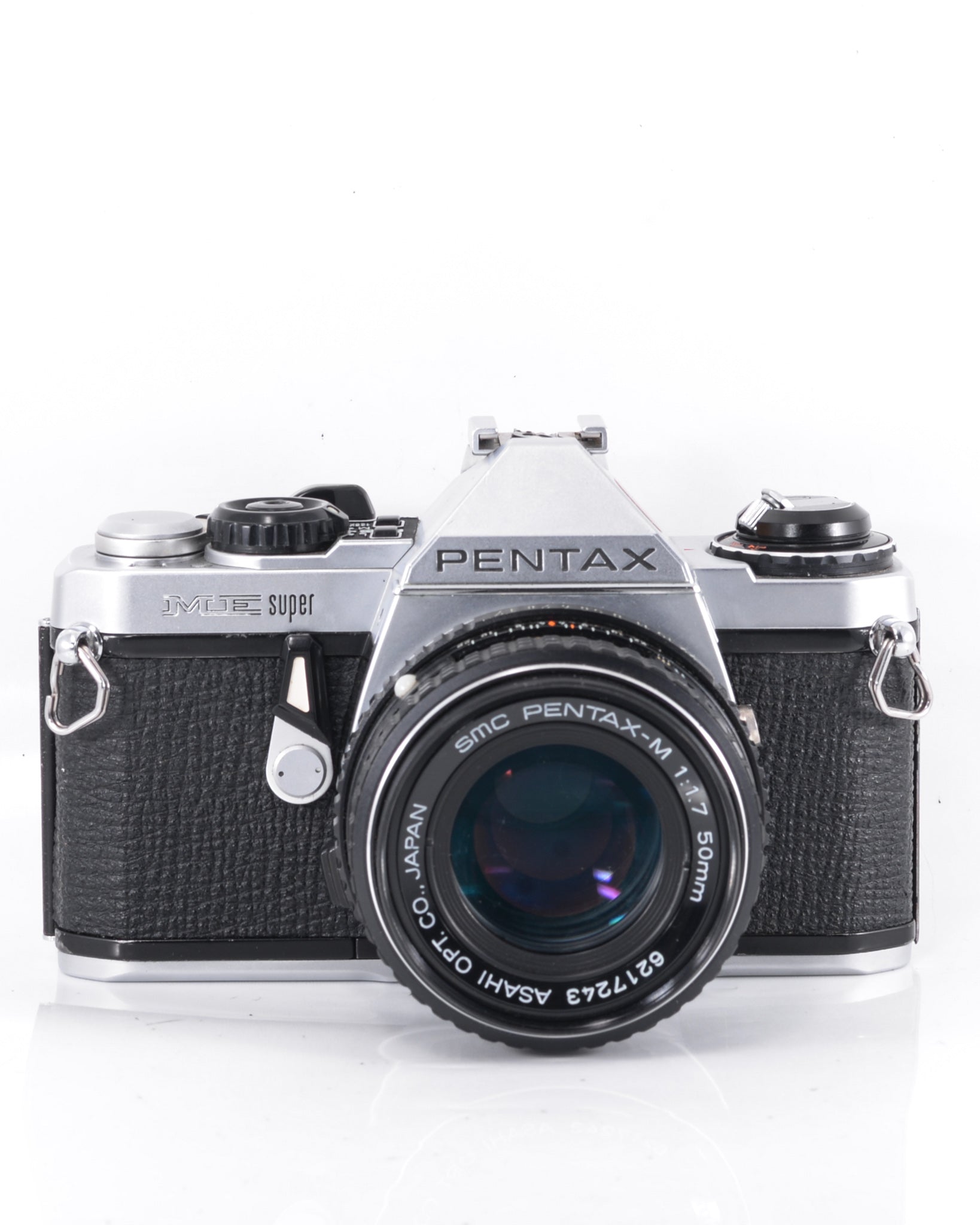 Pentax ME Super 35mm SLR film camera with 50mm f1.7 lens