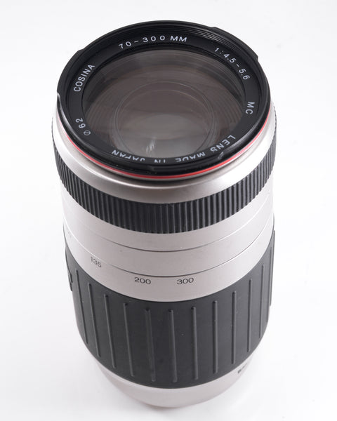 Cosina 70-300mm f4.5-5.6 Minolta A objectif