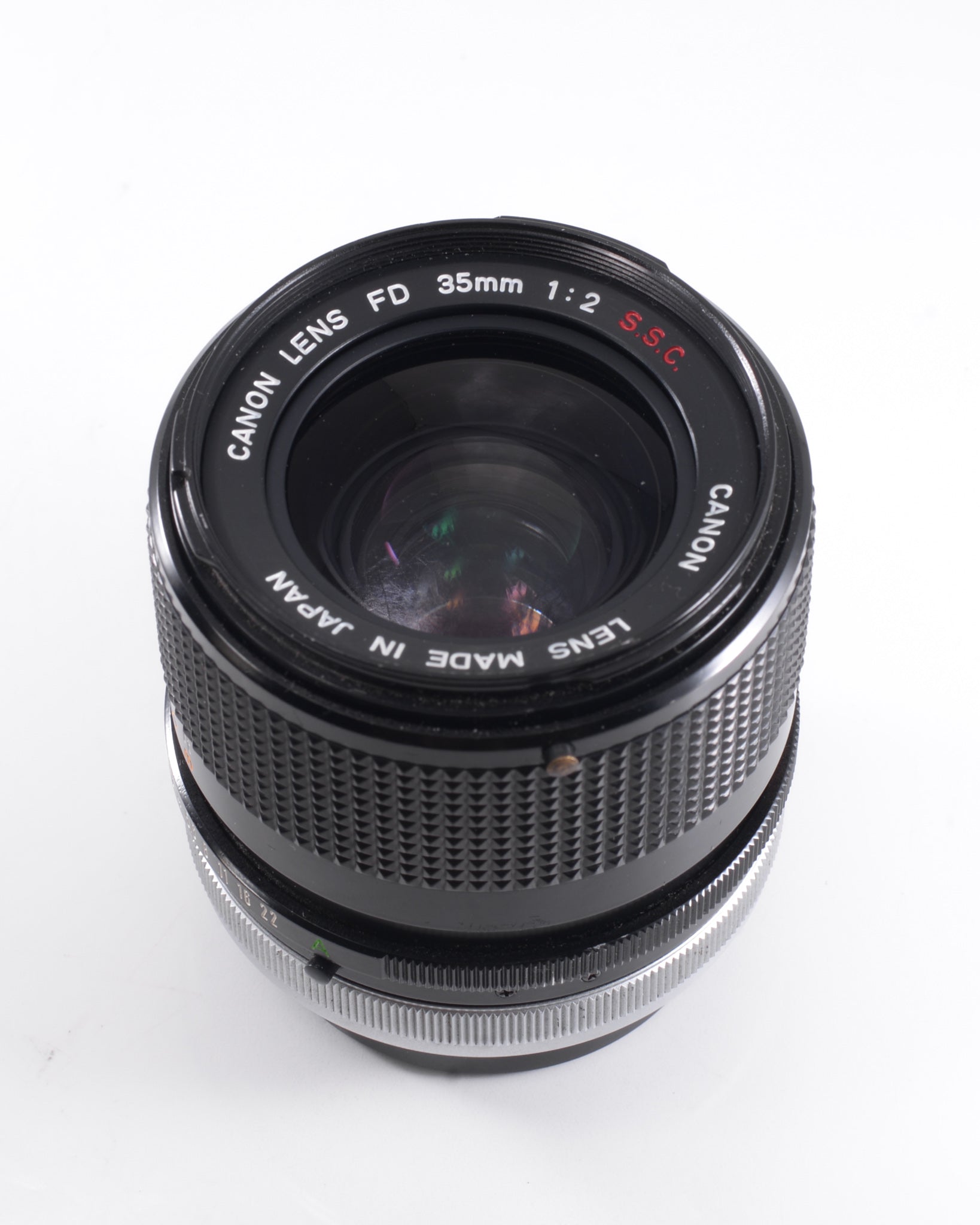 Canon 35mm f2 S.S.C. FD lens