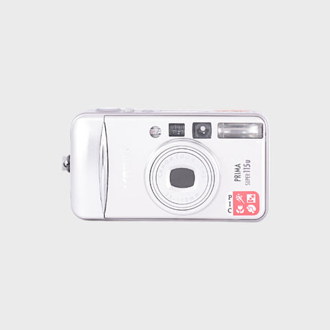 Canon Prima Super 115u 35mm Point & Shoot Film Camera with 38-115mm Lens
