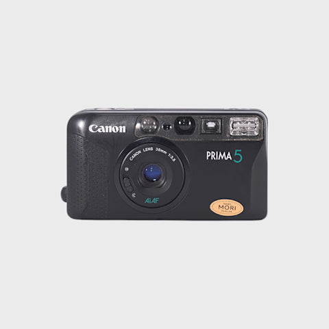 Canon Prima 5 35mm point & shoot film camera with 38mm f3.5 lens