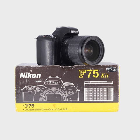 Nikon F75 35mm SLR film camera with 28-100mm lens