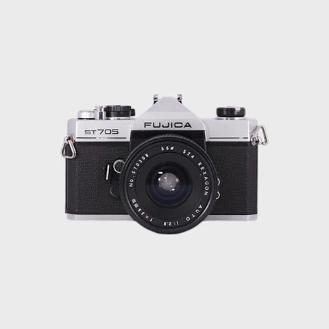 Fujica ST705 35mm SLR film camera with 50mm f2.8 lens