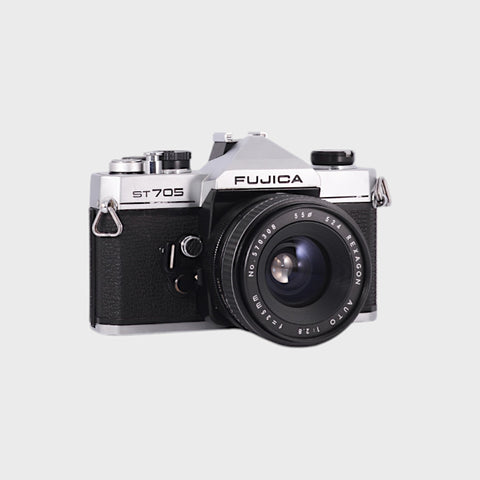 Fujica ST705 35mm SLR film camera with 50mm f2.8 lens