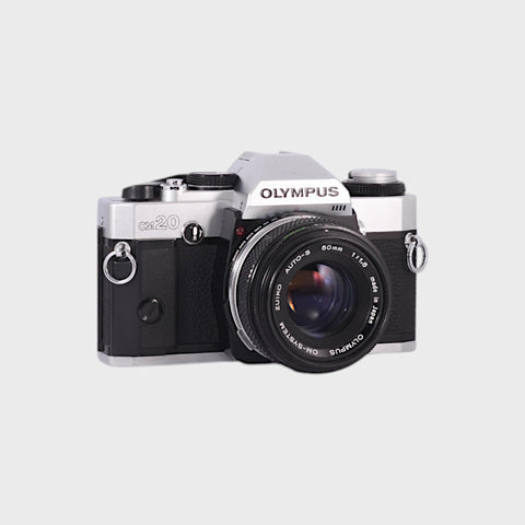Olympus OM20 35mm SLR Film Camera with 50mm f1.8 Lens