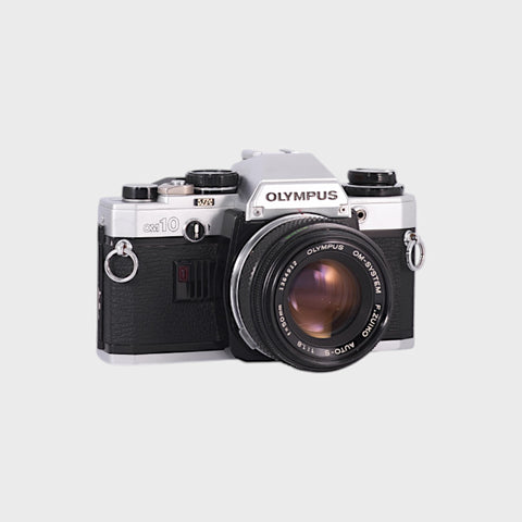 Olympus OM10 35mm SLR Film Camera with 50mm f1.8 Lens
