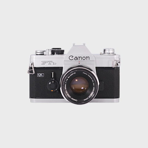 Canon FTb QL Reflex 35mm argentique avec 50mm f1.8 objectif