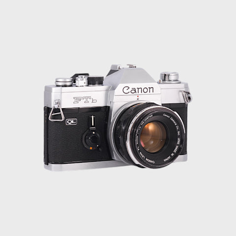 Canon FTb QL Reflex 35mm argentique avec 50mm f1.8 objectif