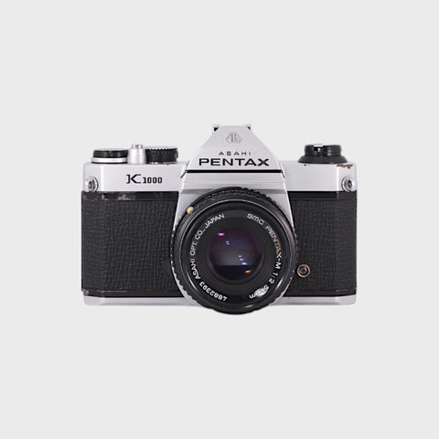 Pentax K1000 35mm SLR film camera with 50mm f2 Lens