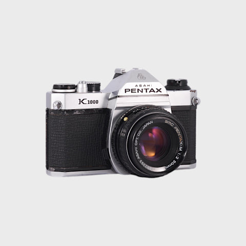 Pentax K1000 35mm SLR film camera with 50mm f2 Lens