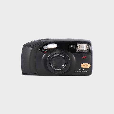 Minolta AF Riva Zoom 90EX Point & Shoot 35mm argentique avec 38-90mm objectif