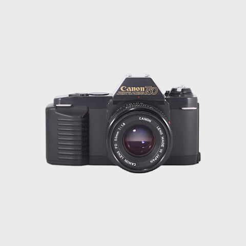 Canon T50 35mm SLR film camera with 50mm f1.8 lens
