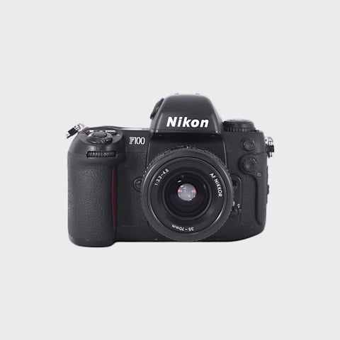 Nikon F100 35mm SLR film camera with 35-70mm f3.3-4.5mm zoom lens