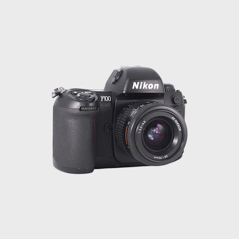Nikon F100 35mm SLR film camera with 35-70mm f3.3-4.5mm zoom lens