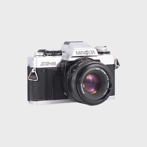 Minolta XG-M 35mm SLR Film Camera with 50mm f2 Lens