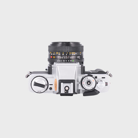 Minolta XG-M 35mm SLR Film Camera with 50mm f2 Lens