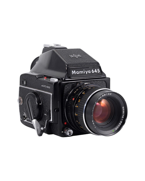 Mamiya M645 1000s Moyen Format argentique avec 80mm f2.8 objectif