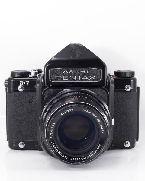 Pentax 6x7 Moyen Format argentique avec 105mm f2.4 objectif