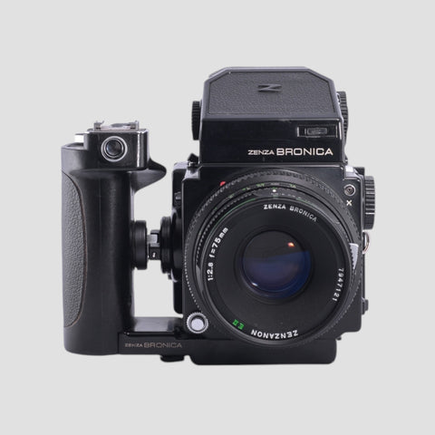 Bronica ETRS Moyen Format argentique avec 75mm f2.8 objectif