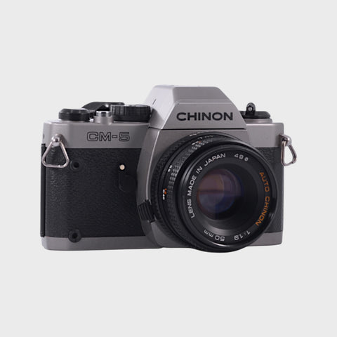 Chinon CM-5 Reflex 35mm argentique avec 50mm f1.9 objectif