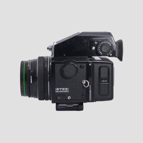 Bronica ETRS Moyen Format argentique avec 75mm f2.8 objectif