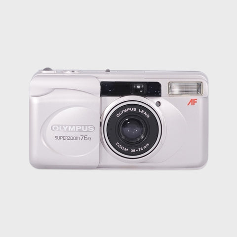 NOS : Olympus SuperZoom 76g appareil photo 35mm point & shoot avec zoom 38-76mm objectif