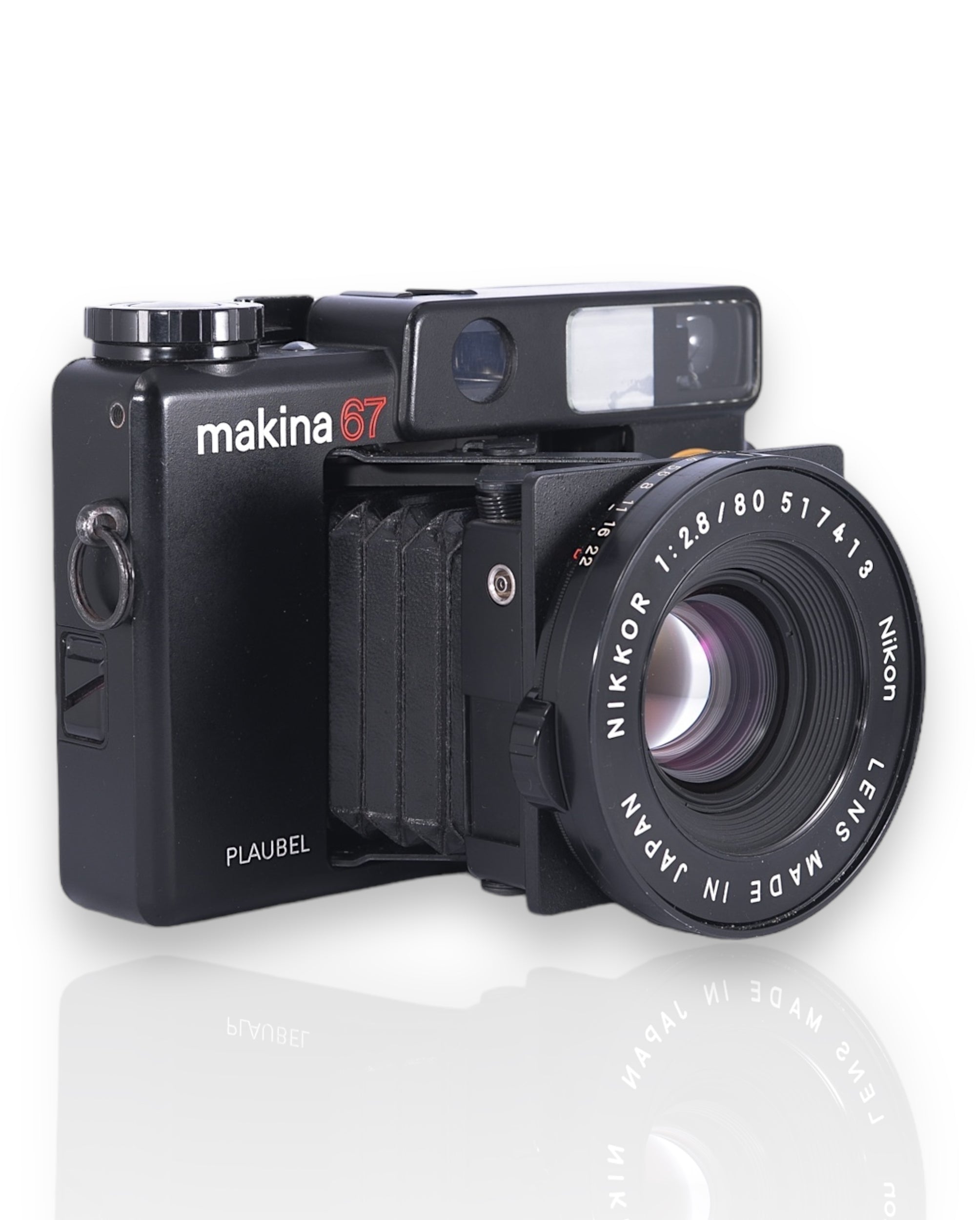 Makina Plaubel 67 Medium Format rangefinder film camera with 80mm f2.8 lens