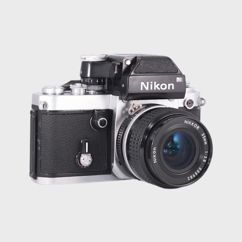Nikon F2 35mm SLR film camera with 35mm f2.8 lens