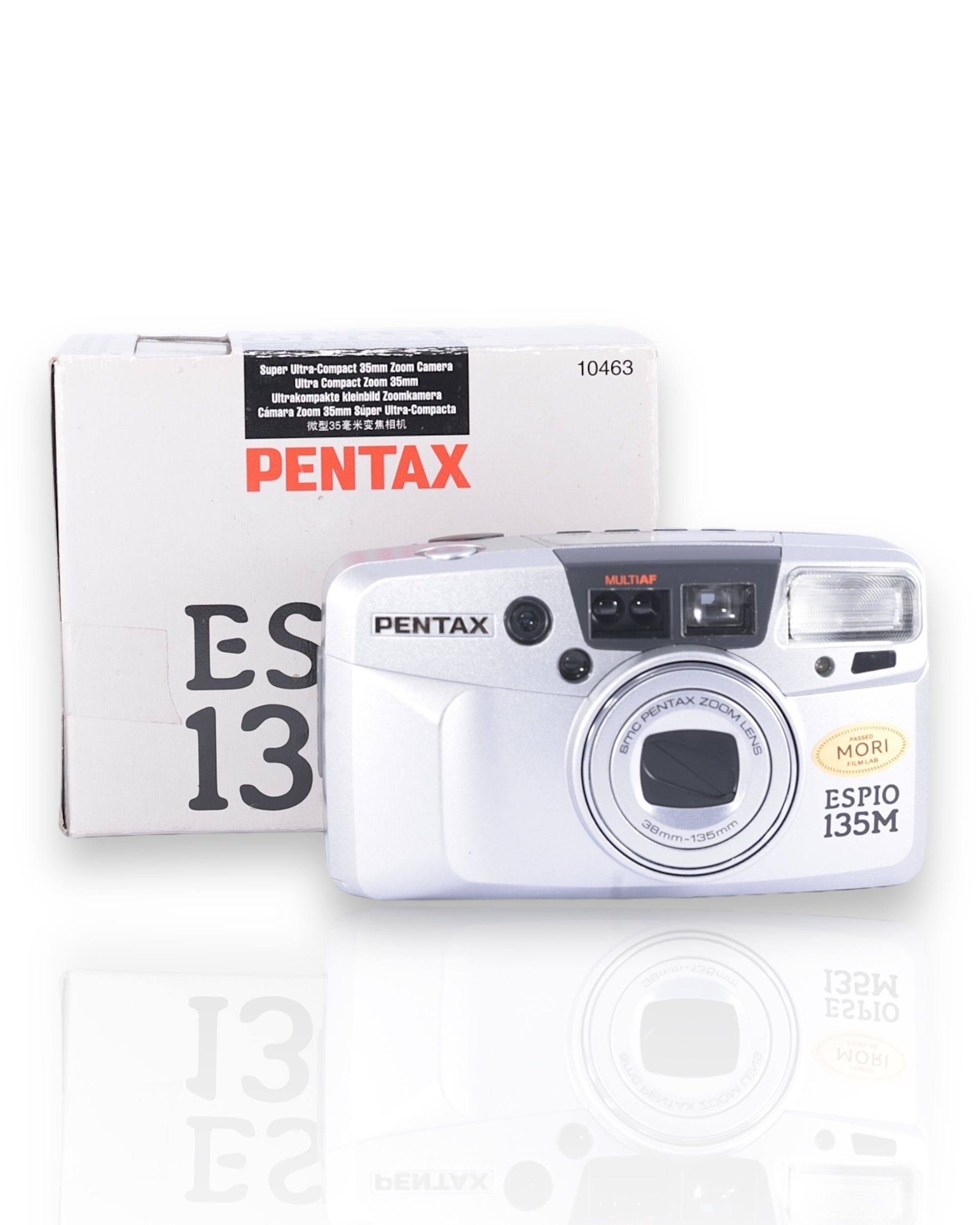 BOXED Pentax Espio 135M 35mm Point & Shoot film camera with 38-135mm zoom lens