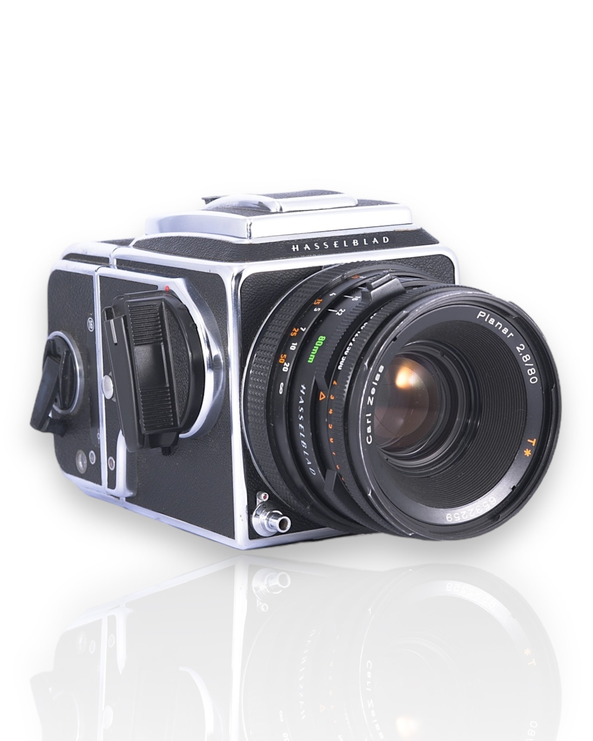 Hasselblad 500C/M medium format film camera with 80mm f2.8 lens