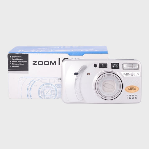 NOS: Minolta Zoom 160C 35mm Point & Shoot Film Camera with 37.5-160mm Lens