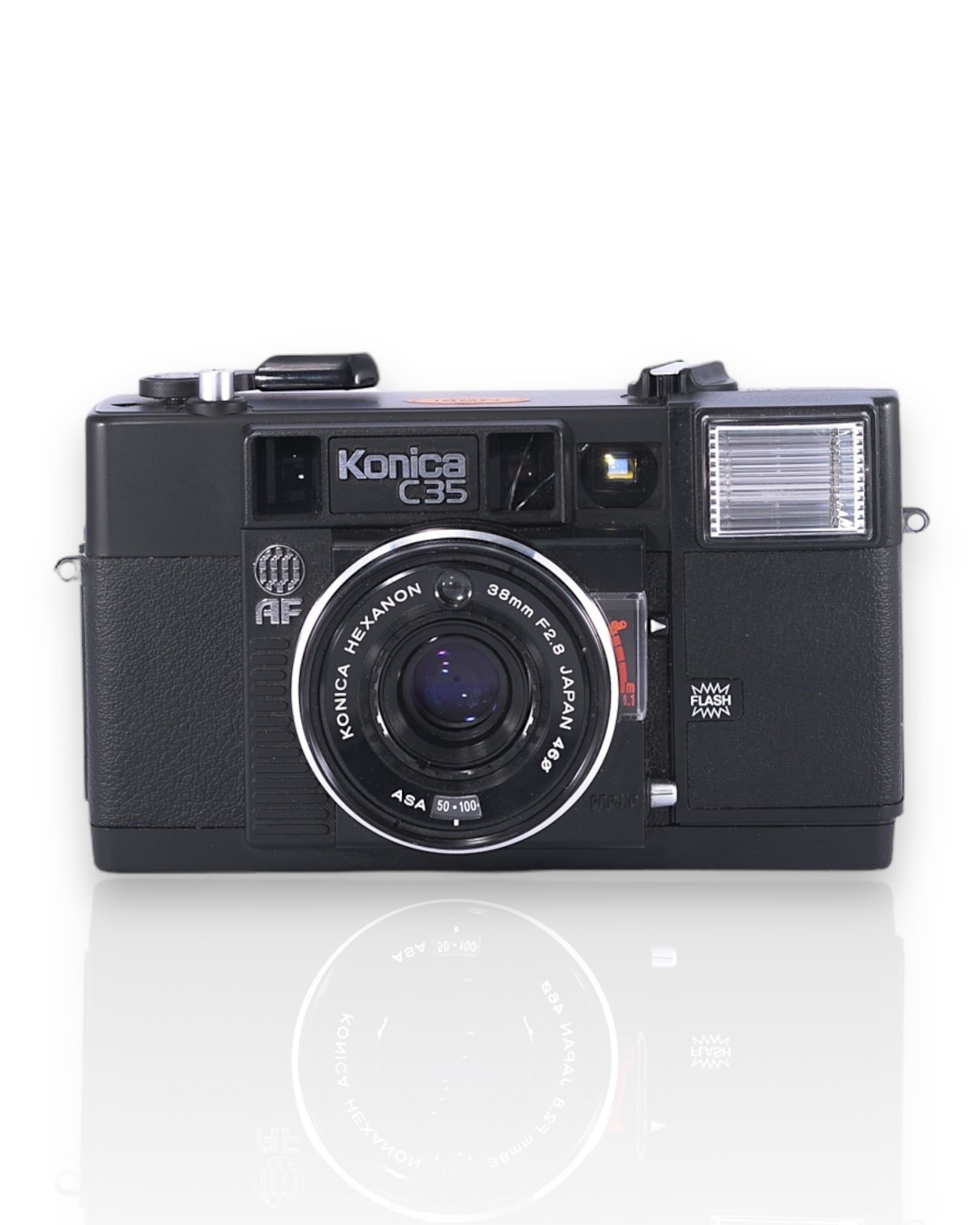 Konica C35 EF 35mm Point & Shoot film camera with 35mm f2.8 lens