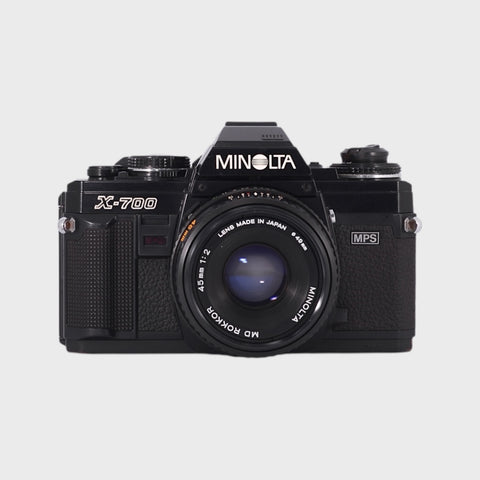 Minolta X-700 35mm SLR Film Camera with 45mm f2 Lens