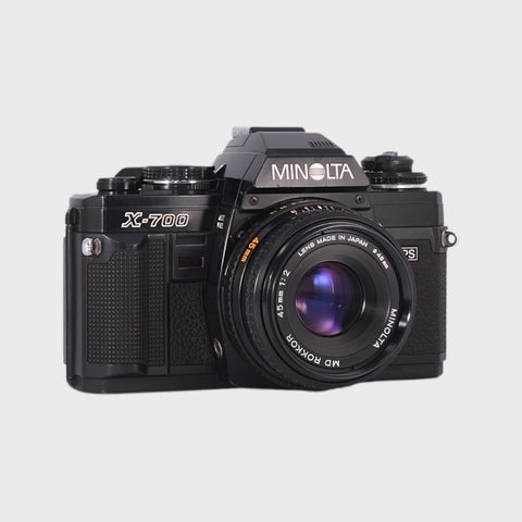 Minolta X-700 35mm SLR Film Camera with 45mm f2 Lens