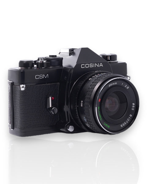 Cosina CSM Reflex 35mm argentique avec 35mm f2.8 objectif