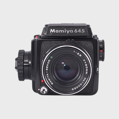 Mamiya 645J Moyen Format argentique avec 80mm f2.8 objectif
