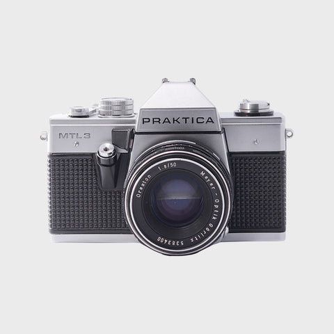 Praktica MTL 3 Reflex 35mm argentique avec 50mm f2 objectif