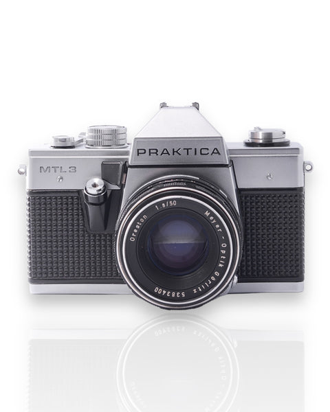 Praktica MTL 3 Reflex 35mm argentique avec 50mm f2 objectif